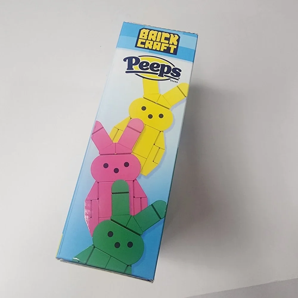 Brick Craft 3 Peeps Building Sets And 2 Sticker Sheets New in Box Sealed Easter